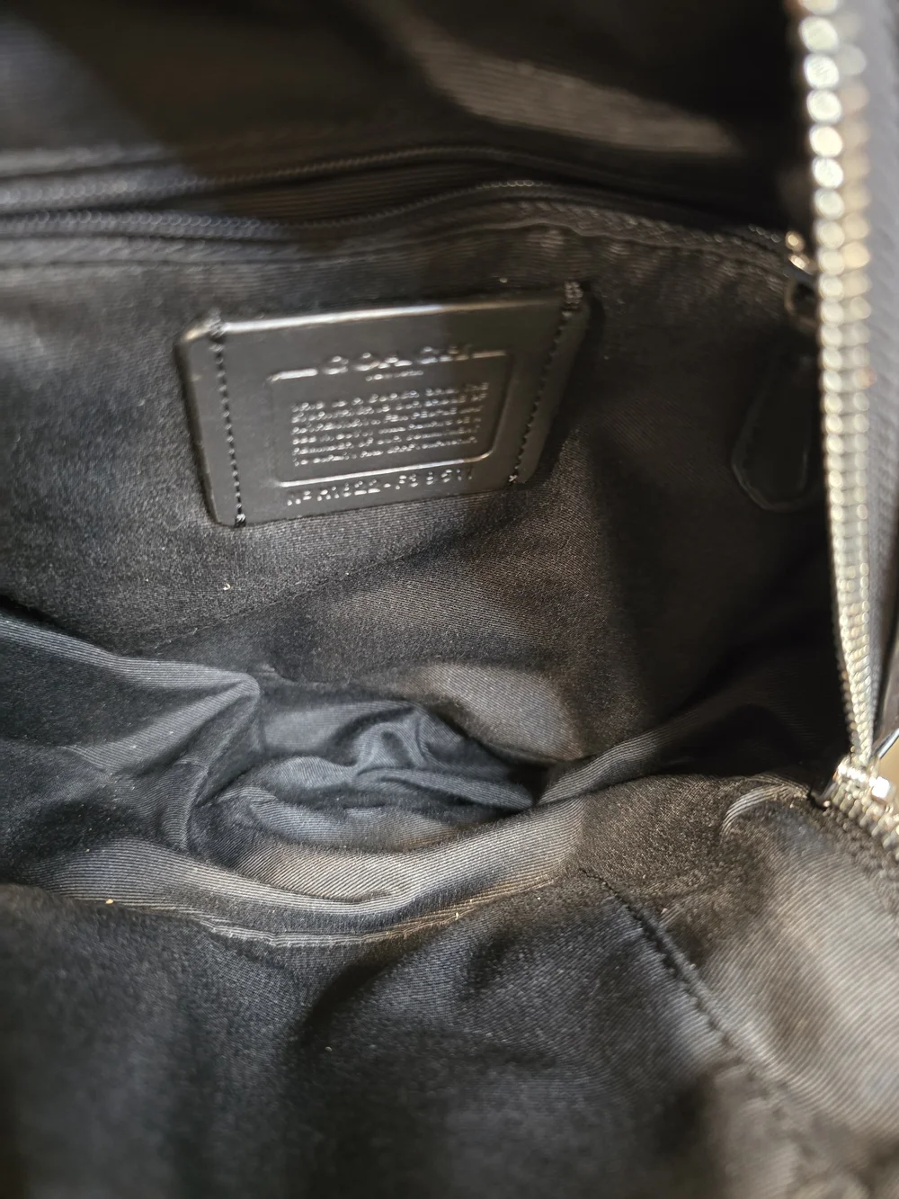 Coach Mini Charlie Backpack in Signature Metallic Canvas